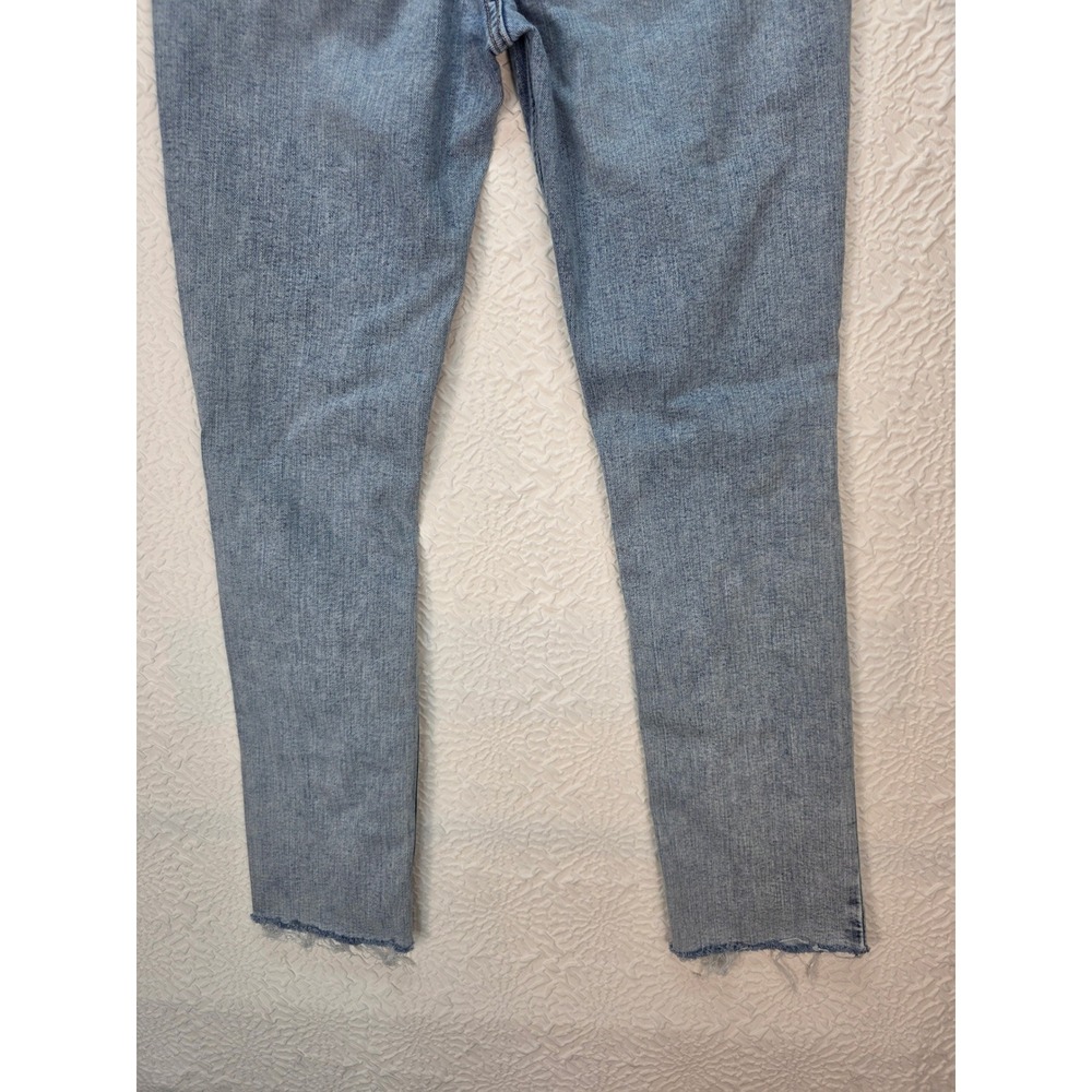 Abercrombie & Fitch Jeans Women 26 Light Blue Good Slim Straight Ultra High Rise - Picture 11 of 13